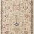 Long narrow runner Giada rug showing full length with repeating traditional pattern