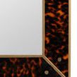 Product Image 1 for Newbury Rectangular Tortoiseshell Wall Mirror from Cooper Classics