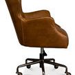 Product Image 1 for Andrew Jackson Desk Chair  Cuba Brown from Sarreid Ltd.