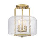 Product Image 1 for Avalon 3 Light Semi Flush Mount from Savoy House