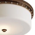 Product Image 2 for Barnabe Brass Flush Mount from Currey & Company