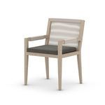 Product Image 8 for Sherwood Brown Wooden Outdoor Dining Armchair with Charcoal Cushion from Four Hands