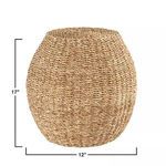 Product Image 3 for Handwoven Seagrass Stool from Creative Co-Op