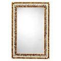 Product Image 1 for Interwoven Wood & Buffalo Bone Rectangle Mirror from Jamie Young