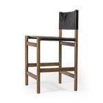 Product Image 17 for Kena Leather Black Bar Stool from Four Hands