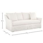 Product Image 2 for Orgill Falls Skirted Upholstered Swoop Arm Sofa from Gabby