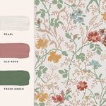 Product Image 4 for Laura Ashley Shropshire Posy Antique Pink Removable Wallpaper from Graham & Brown