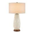 Product Image 15 for Water-borne Ceramic White Table Lamp from Currey & Company