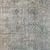 Vertical runner version of rug highlighting faded medallion and border motif in emerald and ivory.