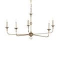 Product Image 6 for Nottaway Champagne Chandelier from Currey & Company