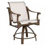 Product Image 1 for Bungalow Sling Swivel Counter Stool from Woodard