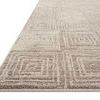 Darby Rug angled view showing rug thickness and ribbed pattern depth
