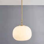 Product Image 5 for Ingels 1-Light Medium Pendant - Aged Brass from Hudson Valley