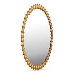 Whitby mirror displayed at a sharper side angle emphasizing frame 3D sculpted design