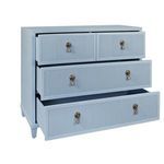Product Image 1 for Four Drawer Chest With Fluted Drawer Fronts from Worlds Away