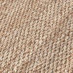 Close-up of thick braided jute fibers showing natural texture and weave detail of the Santa Cruz rug