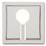 Product Image 1 for Quadrato Nickel Wall Sconce from Currey & Company