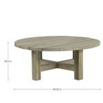 Product Image 4 for Croquet Teak 40" Round Coffee Table from Summer Classics