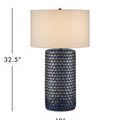 Product Image 5 for Lunares Blue Table Lamp from Currey & Company