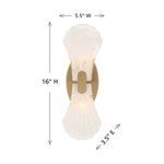 Product Image 6 for Bancroft 2-Light Wall Sconce from Savoy House 