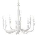 Product Image 1 for Ludwig White Chandelier from Currey & Company