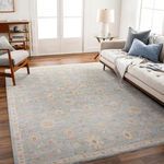 Product Image 3 for Avant Garde Woven Denim / Light Taupe Rug - 5'3" Round from Surya