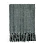 Product Image 1 for Hunter Woven 50"x70" Fabric Forest Green Throw Blanket from Classic Home Furnishings