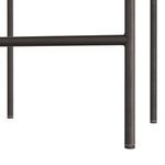 Product Image 2 for Topanga Graphite Leather Bar Stool from Arteriors