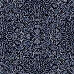 Product Image 1 for Flora Spiral Blue Premium Matte Wallpaper from Mitchell Black