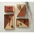 Product Image 6 for Leather & Raffia Tray, Set of 2 from Currey & Company