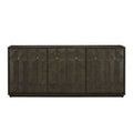 Product Image 14 for Kendall Dark Brown Oak Geometric Credenza from Currey & Company