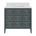 Product Image 14 for Santos 36" Vintage Navy Vanity with Rectangular Undermount Sink from Currey & Company