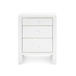 Product Image 2 for Morgan 3-Drawer White Wooden Side Table from Villa & House