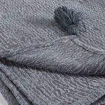 Product Image 3 for Misty 100% Cotton 50"x70" Throw Blanket Blanket in Blue from Classic Home Furnishings