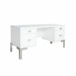 Product Image 3 for Cosby Four Drawer Desk from Worlds Away