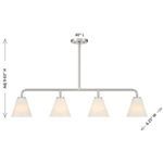Product Image 6 for Blair 4-Light Linear Chandelier from Savoy House 