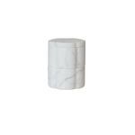 Product Image 12 for Marble Scalloped Stackable Pinch Pots W/ Lid, Set Of 2 from Creative Co-Op