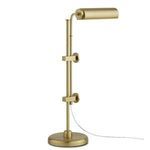Product Image 3 for Satire Brass Industrial Table Lamp from Currey & Company