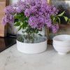 Product Image 2 for White Colorblock Flower Vase from etúHOME
