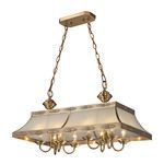 Product Image 1 for Conley 8 Light Island In Brushed Brass from Elk Lighting