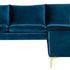 Product Image 3 for Anders Midnight Blue L Sectional from Nuevo