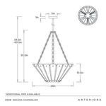 Product Image 11 for Decora Chandelier from Arteriors