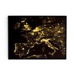 Product Image 3 for Gold Map, Europe Black from Four Hands
