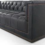 Product Image 20 for Maxx 95" Upholstered Heirloom Black Leather Sofa from Four Hands