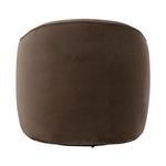 Product Image 5 for Burke Cocoa Velvet Swivel Club Chair from Essentials for Living