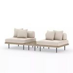 Product Image 1 for Yves 2 Pc Sectional W End Table Brwn/Snd from Four Hands