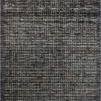 Soho Onyx Silver Rug with abstract grid pattern in dark gray and earth tones, power-loomed polyester pile