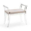 Product Image 1 for Neoclassic Acrylic Bench from Chelsea House