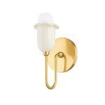 Product Image 1 for Delilah Aged Brass Flower Wall Sconce from Mitzi