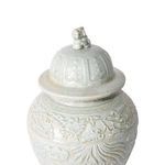 Product Image 3 for Sage Green Embossed Fish Temple Jar from Legend of Asia
